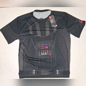 Under Armour Star Wars Dark Vader Compression Shirt Mens 2XL - NWT